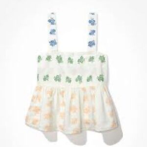 American Eagle Floral Print Women's Top